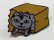画像1: ピンバッチ★紙袋猫 (1)