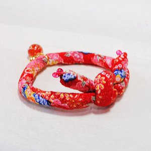 画像3: ちりめん首輪★とんぼ玉