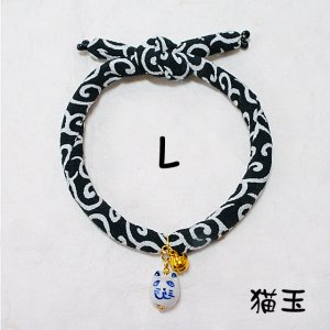 画像1: ちりめん首輪★猫玉