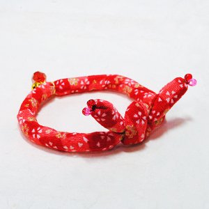 画像4: ちりめん首輪★キラキラチェコビーズ