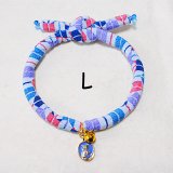 ちりめん首輪★猫チャーム