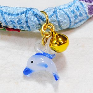 画像2: ちりめん首輪★イルカ