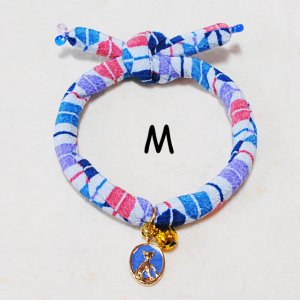画像1: ちりめん首輪★猫のチャーム