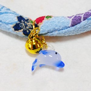 画像2: ちりめん首輪★イルカ