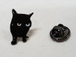 画像2: ピンバッチ★黒猫B