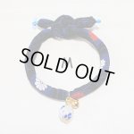 画像: ちりめん首輪★とんぼ玉