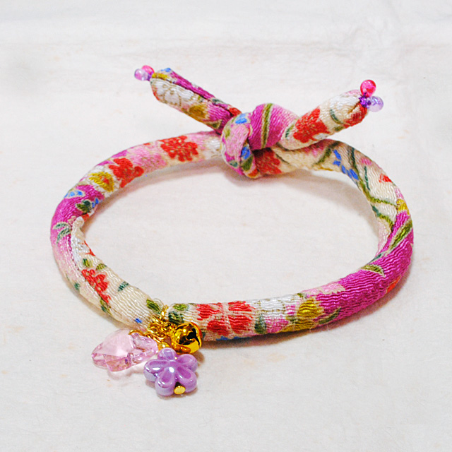 画像5: ちりめん首輪★蝶と小花