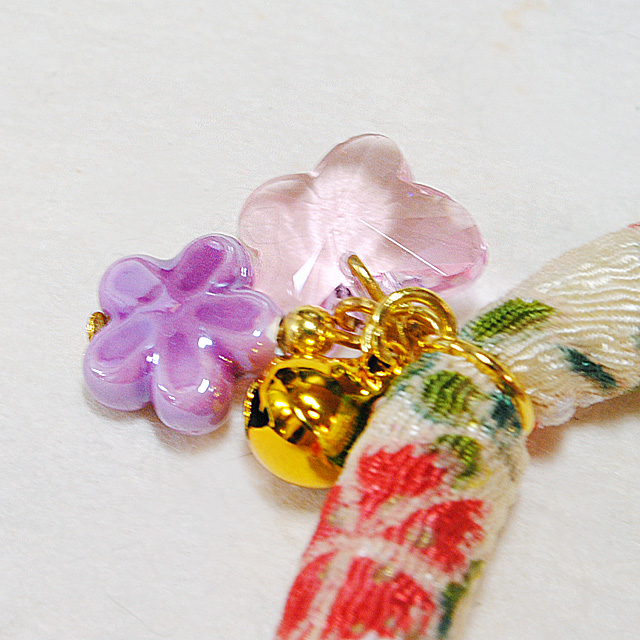 画像6: ちりめん首輪★蝶と小花